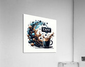 coffee logo illustration design. cup of coffee in 1715462444.1238 Acrylic Print