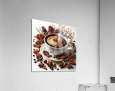 steaming coffee food 25 Acrylic Print