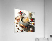 steaming coffee food 13 Acrylic Print
