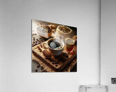 steaming coffee food 30 Acrylic Print