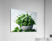 Red green yellow peppers food 14 Acrylic Print