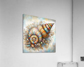 288 Mixed madia painting of a whimsical sea shell 1716491147.4485 Acrylic Print