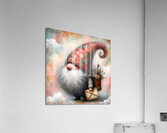 05 Mixed media painting of a whimsical nomeelf.jp Acrylic Print