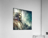 31 Portrait of Jesus Christ on abstract grunge ba Acrylic Print