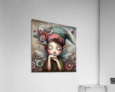 66 Mixed media painting of a caprices nomeelf Acrylic Print