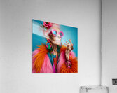 228 Fashion editorial concept. Full length portra Acrylic Print