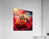 Pollinating bees bee pollinating 9 Acrylic Print