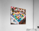 71 Assorted Colored Macaroons in Box Acrylic Print