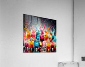 84 cocktail in glass with splashes Acrylic Print