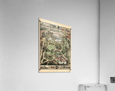 1423 philadelphia map maps old map 3 Acrylic Print