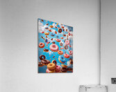shower of donuts Acrylic Print