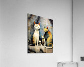 cat family Acrylic Print