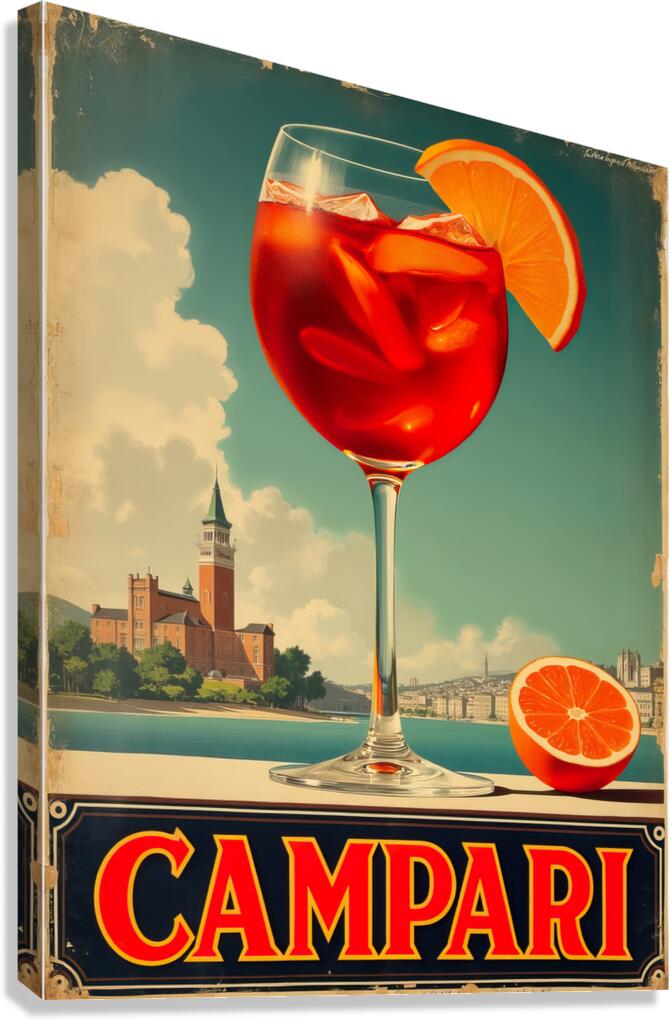 352 CAMPARI Canvas Print