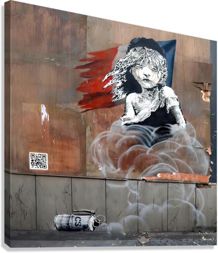 4414 Banksy cosette by artvi Wall Art