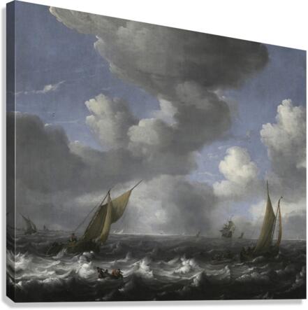 6244 Ludolf Bakhuizen Canvas Print