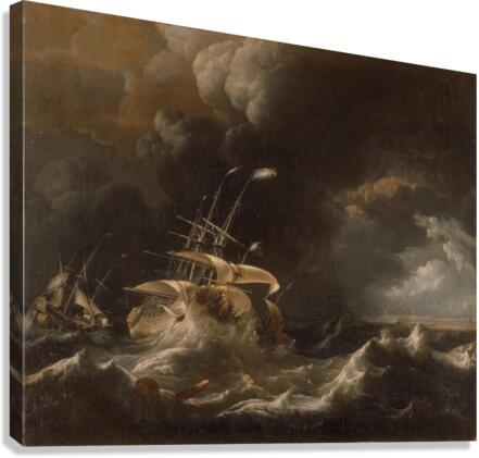 6243 Ludolf Bakhuizen Canvas Print