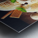 Vanilla ice cream 7 Metal print
