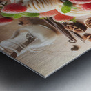 Vanilla ice cream 8 Metal print