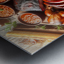 meats to prepare meats for barbecue selection of  1714757275.2939 Metal print