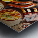 meats to prepare meats for barbecue selection of  1714757214.0052 Metal print