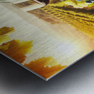 still life with wine and cheese 6 Metal print