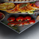 Fish fillet with vegetable garnish healthy diet b 1715272828.1343 Metal print