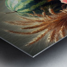 Still life oil painting of watermelon Metal print