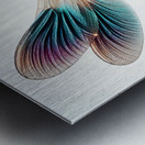 Dragonfly isolated on white 8 Metal print