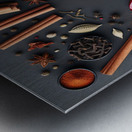 spices table food 11 Metal print