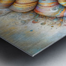 288 Mixed madia painting of a whimsical sea shell 1716491147.4485 Metal print