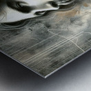 38 Portrait of Jesus Christ on abstract grunge ba Metal print