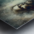 31 Portrait of Jesus Christ on abstract grunge ba Metal print