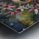 65 Mixed media painting of a caprices nomeelf Metal print