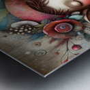 66 Mixed media painting of a caprices nomeelf Metal print