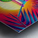 135 Creative food template. Daiquiri cocktail wit Metal print