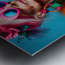 228 Fashion editorial concept. Full length portra Metal print