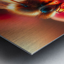 Pollinating bees bee pollinating 9 Metal print