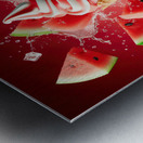 Strawberry ice cream chocolate vanilla various ic 1717277198.7794 Metal print