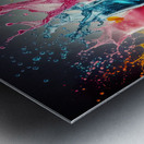 84 cocktail in glass with splashes Metal print