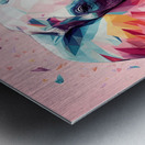 floral elephant Metal print