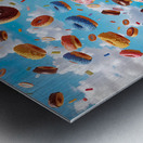 shower of donuts Metal print