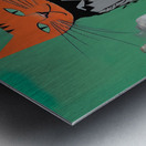 the cat with boots Metal print