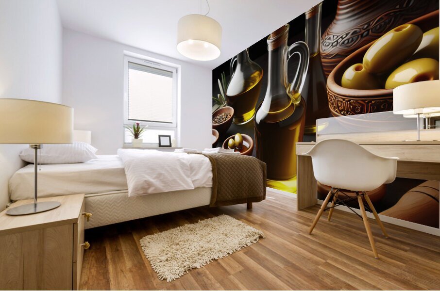 olive oil Spanish oil Mediterranean diet liquid g 1717086881.6891 Mural print