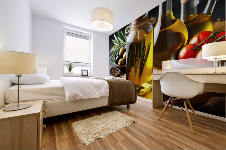 olive oil Spanish oil Mediterranean diet liquid g 1717086853.6693 Mural print