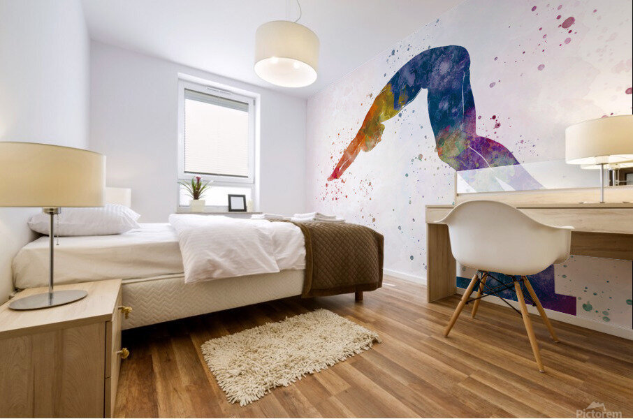 swimmer-swimming Mural print