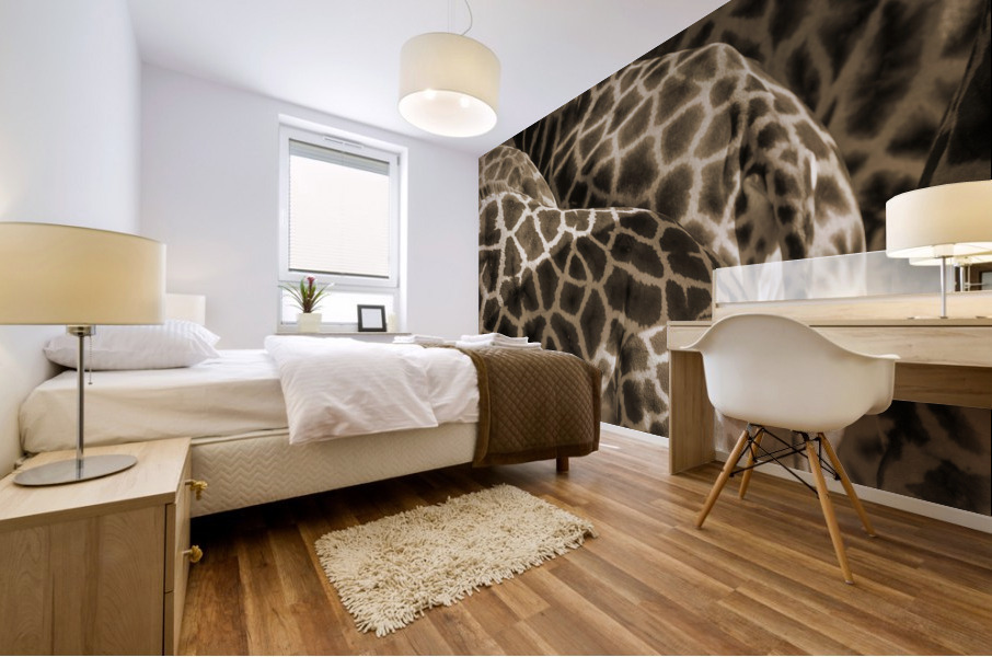 Giraffe Mural print
