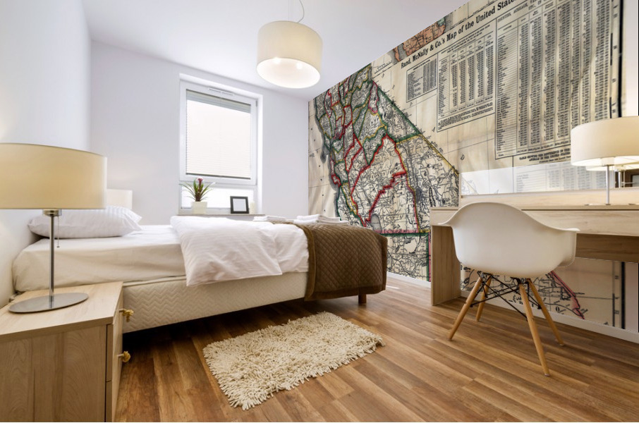 1526 maps old map 13 Mural print