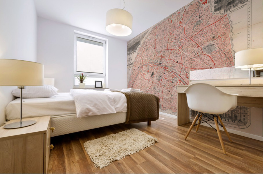 1526 maps old map 8 Mural print