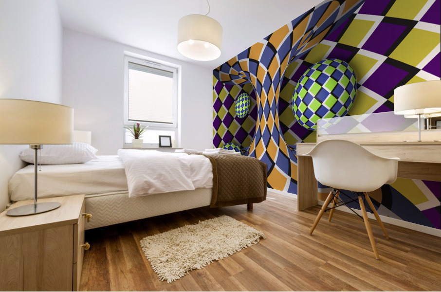 7859 virtual movement Mural print