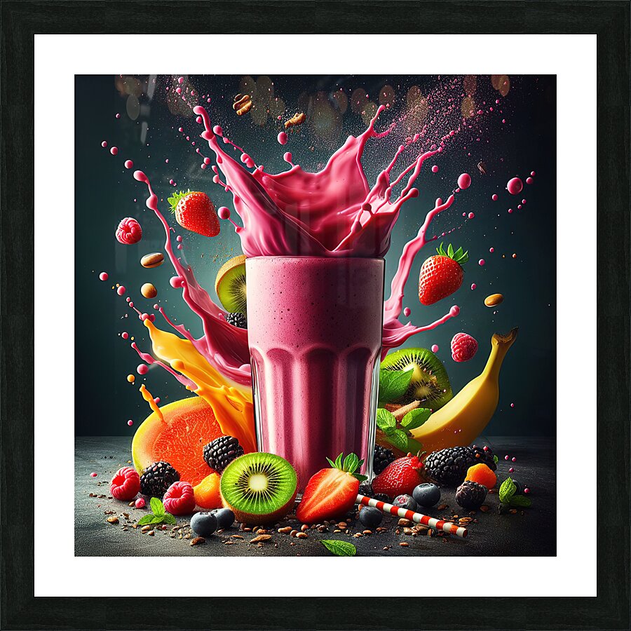smoothie Picture Frame print